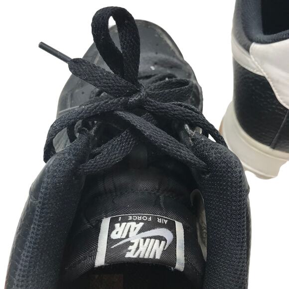 Nike Air Force 1 07 Black White Gum Mens 11 - Picture 8 of 9